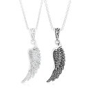 FREE STYLE 公式サイト 羽 フェザー ウィング ペアネックレス シルバー ペアアクセサリー ペア ネックレス・ペンダント 記念日 プレゼント ギフト ...