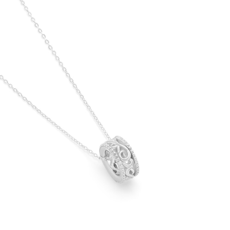 楽天FREE STYLE 楽天市場店FREE STYLE 公式サイト アラベスク 唐草模様 シルバー レディースネックレス レディースアクセサリー レディース ネックレス・ペンダント リングトップ 記念日 プレゼント ギフト FSP893W チェーンセット シンプル フリースタイル 【送料無料】