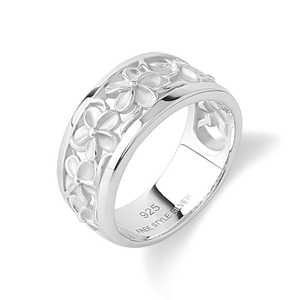 FREE STYLE 公式サイト レディースリング プルメリア ハワイアンジュエリー リング シルバー レディースアクセサリー 女性 リング・指輪 記念日 プレ...