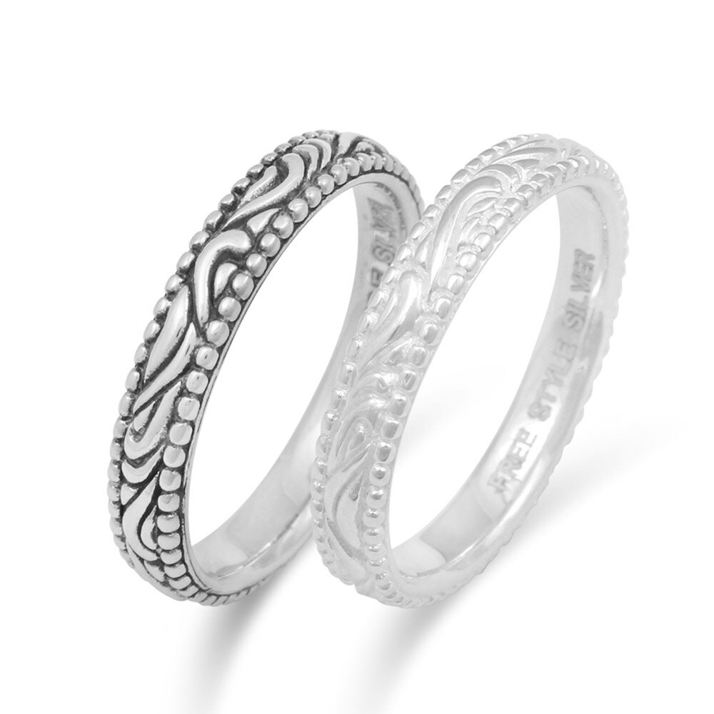 FREE STYLE 公式サイト アラベスク 唐草模様 シルバー ペアリング ペアアクセサリー ペア 指輪・リング 記念日 プレゼント ギフト FSR898B-...