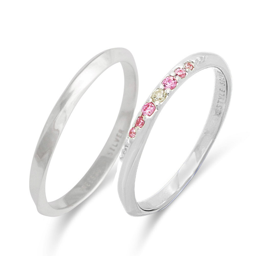 FREE STYLE 公式サイト シルバー ペアリング ペアアクセサリー ペア 指輪・リング ダイヤモンド 記念日 プレゼント ギフト FSR922M-922L...