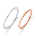 FREE STYLE 公式サイト ペアリング シンプル ツイスト 金属アレルギー対応 ステンレス ペアアクセサリー ペア リング・指輪 記念日 プレゼント ギフ...