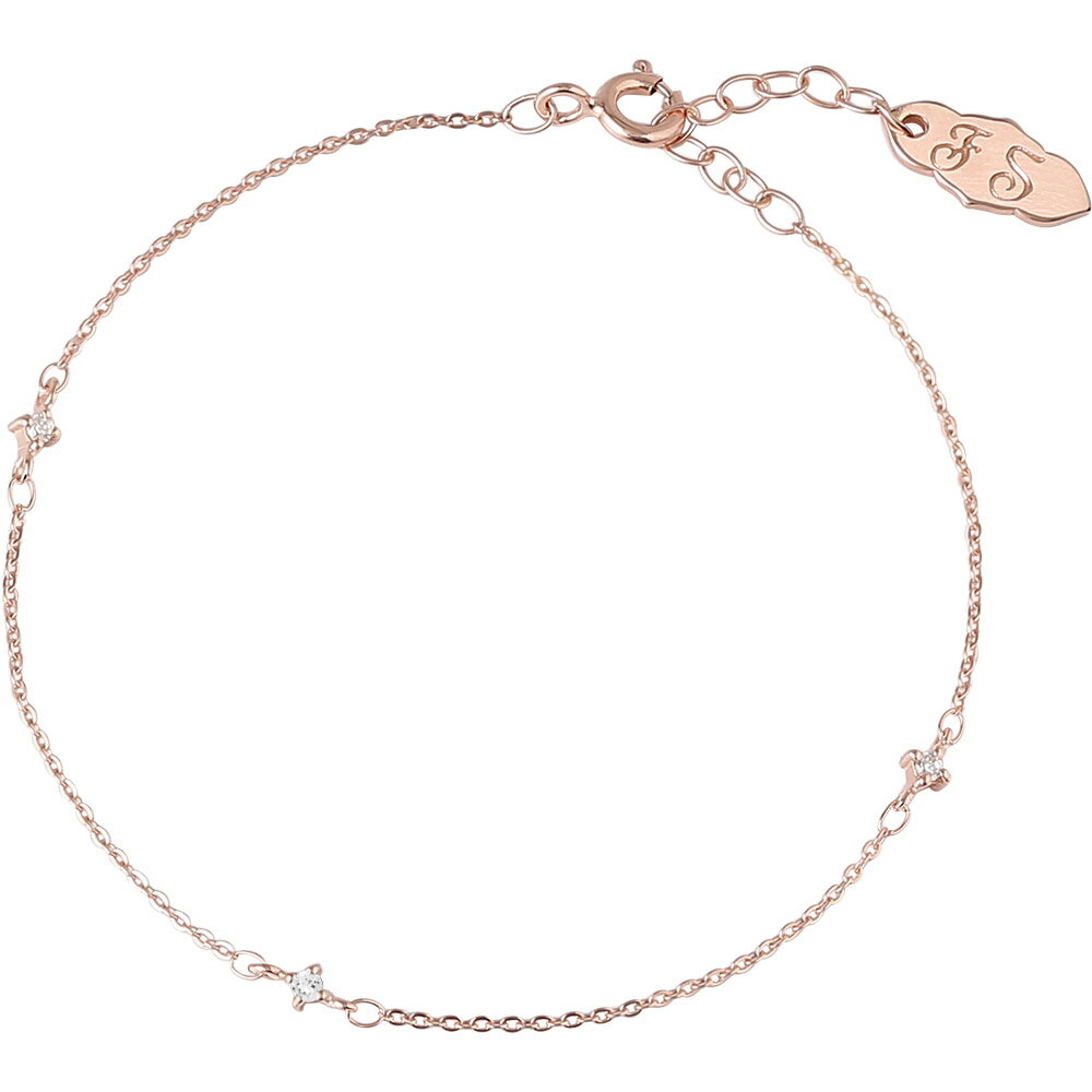 楽天FREE STYLE 楽天市場店FREE STYLE 公式サイト レディースブレスレット シルバー レディースアクセサリー レディース ブレスレット キュービックジルコニア 記念日 プレゼント ギフト セット シンプル フリースタイル FSB846CCZ-PG【送料無料】