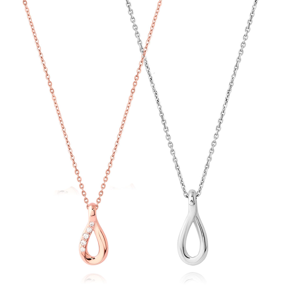 FREE STYLE 公式サイト インフィニティ シルバー ペアネックレス ペアアクセサリー ペア ネックレス・ペンダント ダイヤモンド キュービックジルコニア...