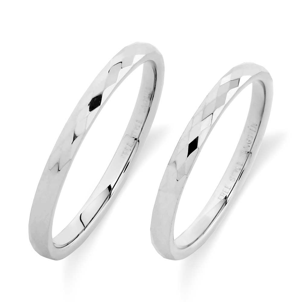 FREE STYLE 公式サイト タングステン 金属アレルギー対応 アレルギーフリー ペアリング ペアアクセサリー ペア 指輪・リング 記念日 プレゼント ギフト FSTSR227-227 セット シンプル フリースタイル 【送料無料】