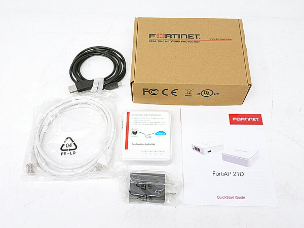 □＃fortinet/フォーティネット FortiAP-21D (FAP-21D-J) リモートアクセスポイント 【未使用品】送料無料