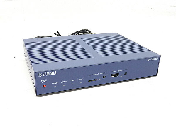 □#YAMAHA/ヤマハ ギガアクセス VPNルーター RTX810 初期化済み【中古】送料無料