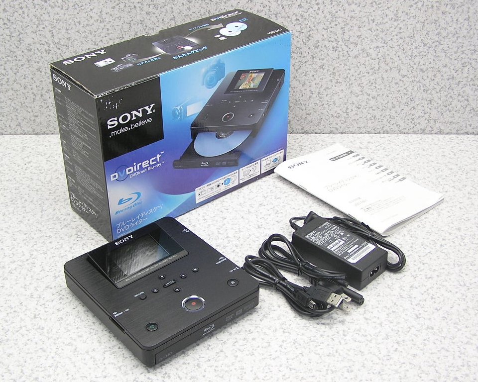 □■SONY/ソニー ブルーレイディスク／DVDライター ハンディカム対応 VBD-MA1 美品です！ 【中古】 送料無料