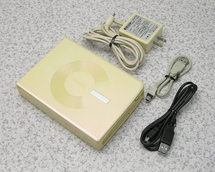 □■I-O DATA USB2.0/1.1対応 外付けMOドライブ640MB MOC-U640 動作 ...