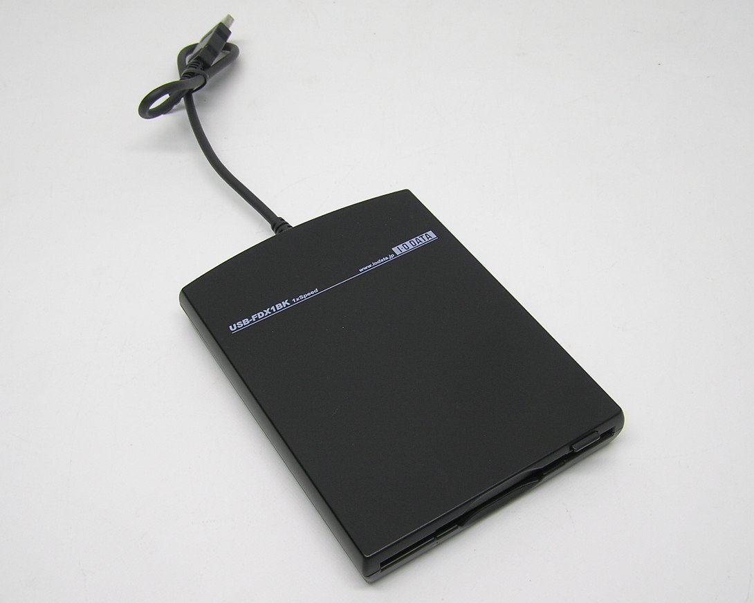 □■I-O DATA/アイ・オー・データ USB-FDX1BK USB外付け FDD（フロッピーディ ...