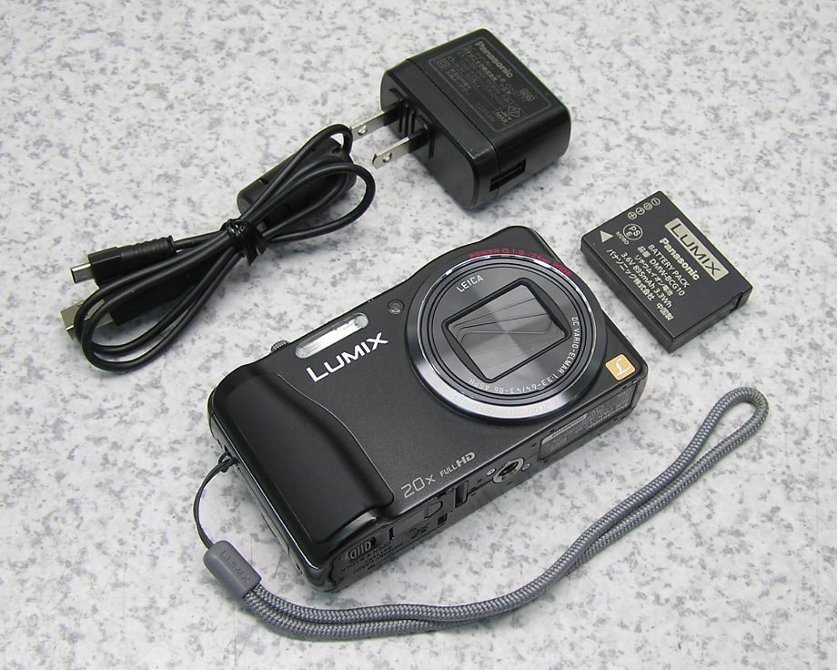 □■Panasonic/パナソニック デジタルカメラ LUMIX/ルミックス TZ30 光学20倍 ブラック DMC-TZ30-K 美品！動作良好！ 【中古】『送料無料』