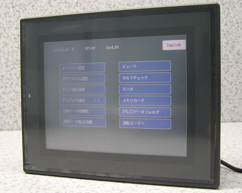 □■KEYENCE/キーエンス VT3シリーズ VT3-V7 7型 SVGA TFTカラー タッチパネルディスプレイ 動作確認・初期化済み 【中古】