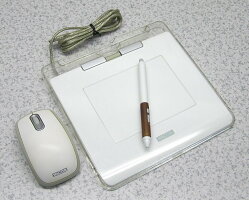 □■WACOM/ワコムA6サイズペンタブレットCTE-440/S白マウス付【中古】