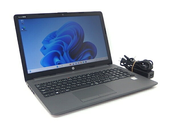 □■※ 【大画面の15.6インチ!】 HP PC Notebook 250 G7 Corei5-1035G1/メモリ8GB/HDD500GB/DVDマルチ/Bluetooth/Win11/無線 動作確認 【中古】 送料無料