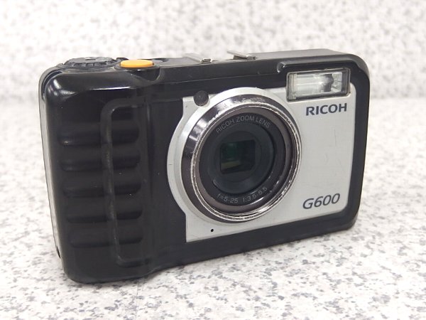 □■※ RICOH/リコー G600 防水 防塵 耐衝撃デジタルカメラ 現場仕様 本体のみ 約1000万画素 単4乾電池でも使用可能! 動作確認済み 【中古品】 送料無料