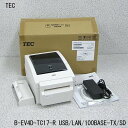 □■β TEC/東芝テック ラベルプリンタ B-EV4D-TC17-R 感熱/USB/LAN/100BASE/SDカード対応 動作確認OK/印字良好 元箱付【中...