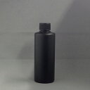 プラスチック容器 PE平キャップボトル200ml黒