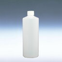 プラスチック容器 PE平キャップボトル500ml原色(半透明)