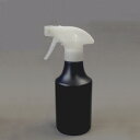 プラスチック容器 スプレーボトル PEガンスプレーボトル300ml黒色円柱形スプレーナチュラル