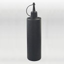 プラスチック容器 PEトンガリノズルボトル500ml黒トンガリ黒