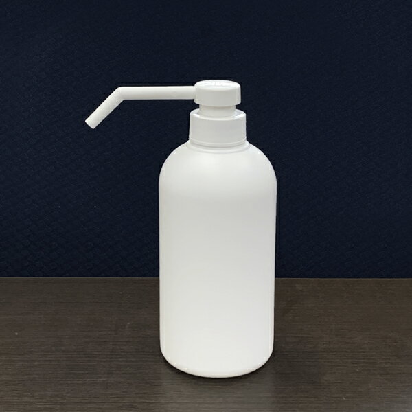プラスチック容器シャワーポンプ霧ポンプ容器500cc乳白色KPY500PEW