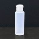 バイオマスプラスチック容器(植物由来の原料)LDPEワンタッチキャップボトル100ml原色(半透明)キャップ白