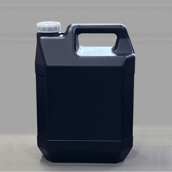 プラスチック容器PE角型ボトル4L黒　KT4000PEBK　20個セット