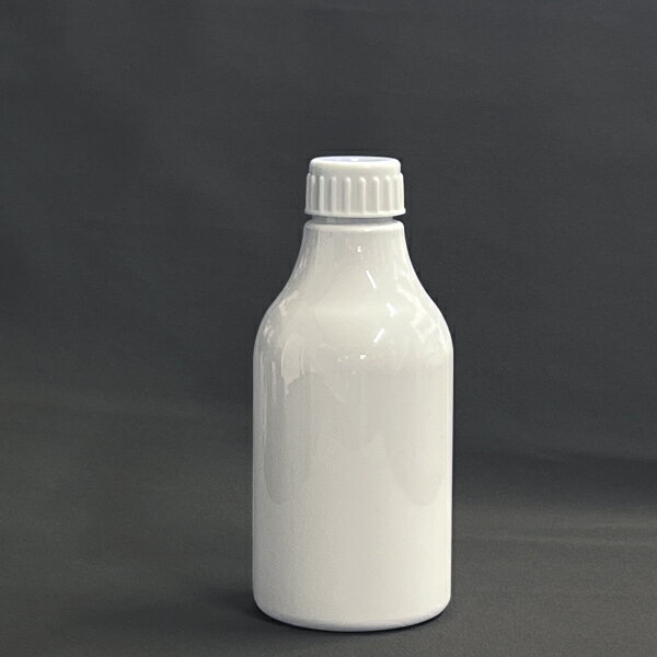 スプレーボトル用 インブロPETボトル300ml乳白色円柱形　処分品