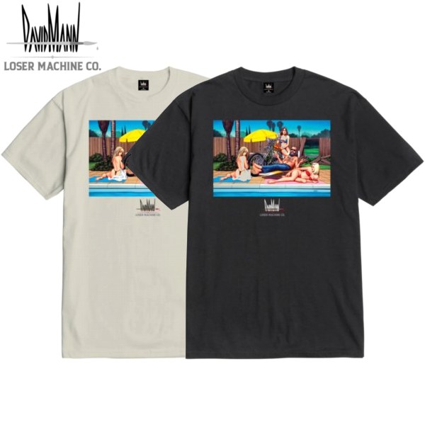 【セール30%OFF】LOSER MACHINE/ルーザーマシーン DAVID MANN POOLSIDE STOCK T-SHIRT/Tシャツ・2color