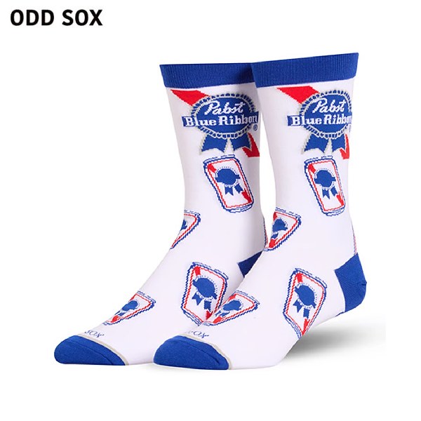 Rakuten - ODD SOX / MEDIUM FEET - PABST BLUE RIBBON CANS ソックス