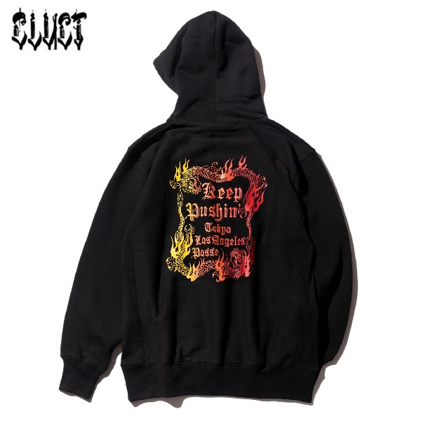 Rakuten - 【セール30%OFF】CLUCT/クラクト SUNLAND [HOODIE]/プルオーバーフーディー 04930・BLACK