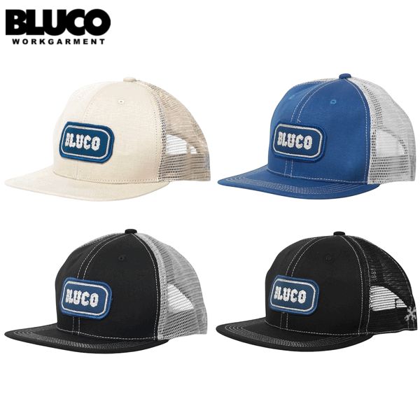 BLUCO/ブルコ MESH CAP-PATCH-/メッシュキャップ 163-61-049・4color