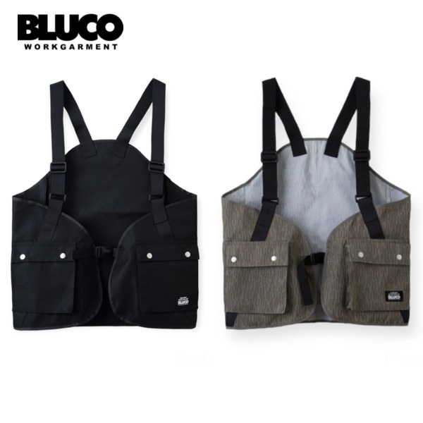 BLUCO WORK GARMENT/ブルコ UTILITY VEST -Solid-/ユーティリティベスト 131-35-004 2color