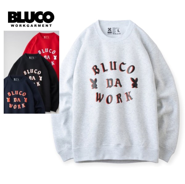 【セール40%OFF】BLUCO WORK GARMENT/ブルコ SWEATSHIRT -DA- 