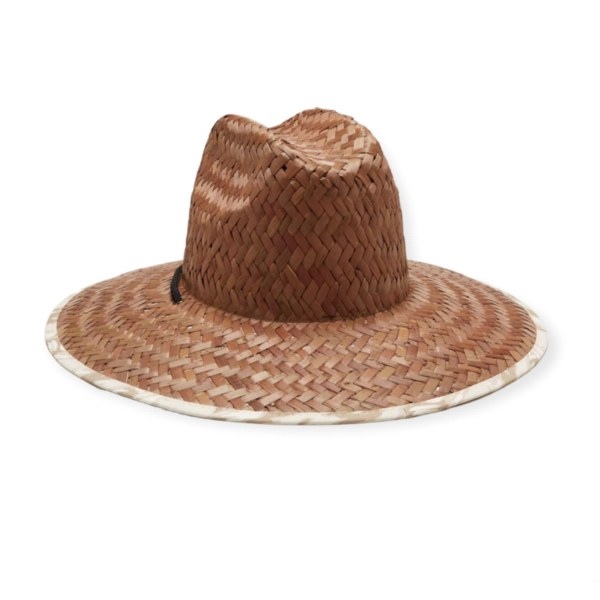 BRIXTON/ブリクストン ALPHA SQUARE SUN HAT/ストローハット・Toffee/Off White 2