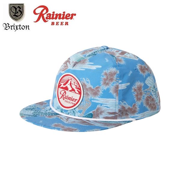 Rakuten - RAINIER×BRIXTON・HP SNAPBACK/スナップバックキャップ 12110・BLUE SKY