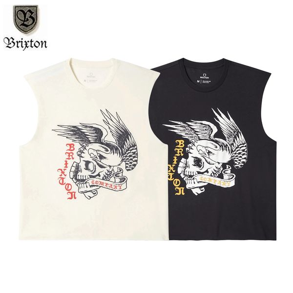 Rakuten - BRIXTON/ブリクストン WOLCOTT WORN IN BOXY MUSCLE TANK/ボクシーフィットタンク 17602・2color