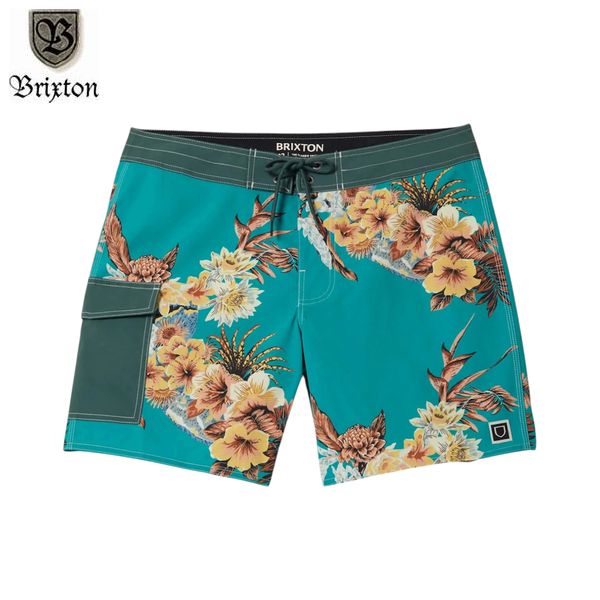 Rakuten - BRIXTON/ブリクストン CLASSIC TRUNK 17/サーフトランクス 30066・GREEN