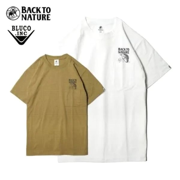 BACK TO NATURE(products by BLUCO) /ブルコ CHD POCKET TEE -bite-/ポケットTシャツ・2color