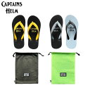 楽天FREEWAY楽天市場店CAPTAINS HELM × CYAARVO/キャプテンズヘルム #LOGO FLIP-FLOP with MESH BAG/ビーチサンダル・2color