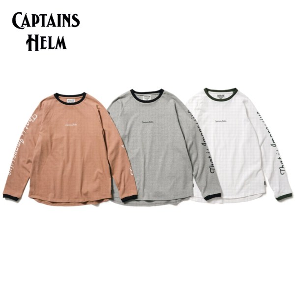 CAPTAINS HELM/キャプテンズヘルム #IMPRESSIVE RINGER LS TEE/リンガーロングスリーブTシャツ・3color