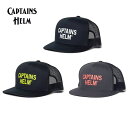 CAPTAINS HELM/キャプテンズヘルム TM LOGO MESH CAP/トラッカーキャップ 3color