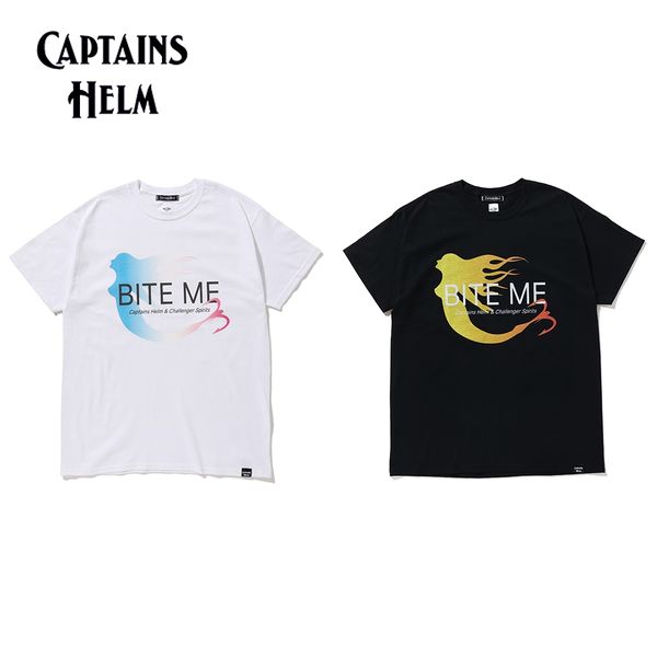 【送料込み価格】CHALLENGER × CAPTAINS HELM/キャプテンズヘルム BITE ME TEE/Tシャツ 2color