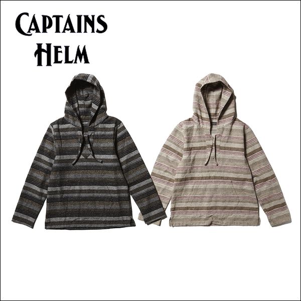 【半額セール50%OFF】CAPTAINS HELM/キャプテンズヘルム #MEXICAN HOODIE NEL-SHIRT/メキシカンフーディー・2color