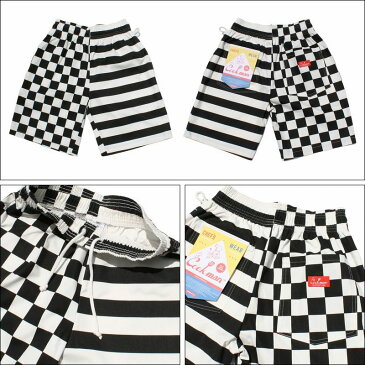 COOKMAN/クックマン Chef Short Pants/シェフショートパンツ・Crazy Checker & Border