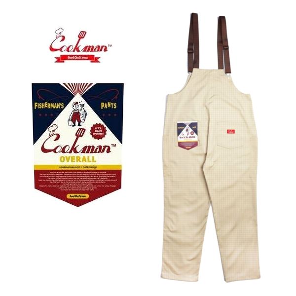 COOKMAN/クックマン Fisherman's Bib Overall/オーバーオール 「Sand」
