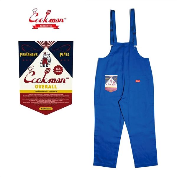 COOKMAN/クックマン Fisherman's Bib Overall/オーバーオール 「Deep Blue」