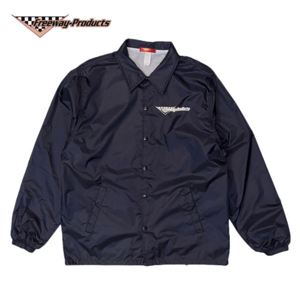 FREEWAY PRODUCTS/フリーウェイ・プロダクツ COACH JACKET -checker logo-/コーチジャケット・NAVY