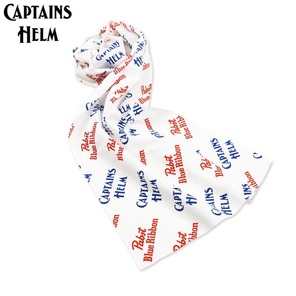 Rakuten - Pabst Blue Ribbon × CAPTAINS HELM/キャプテンズヘルム #TENUGUI/手拭い CH26-PB-A03・WHITE