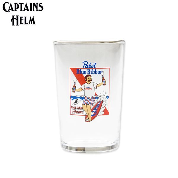 Rakuten - Pabst Blue Ribbon × CAPTAINS HELM/キャプテンズヘルム #CHEERS GLASS/ビールグラス CH26-PB-A01・CLEAR